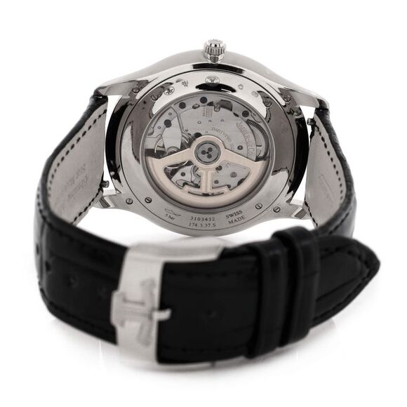 Jaeger-LeCoultre Master Ultra Thin Date Automatic Watch White Gold and Alligator - Picture 6 of 6